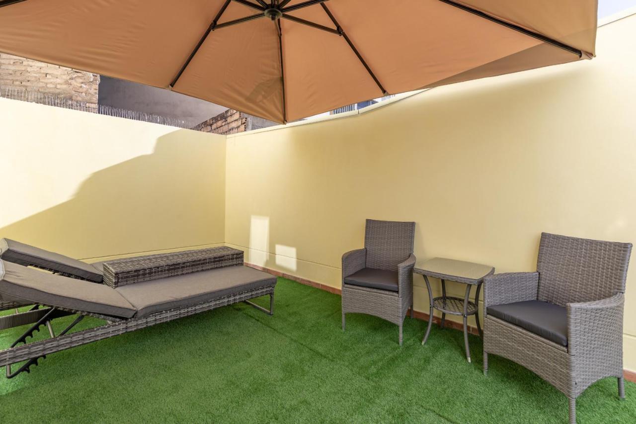 Gorgeous Apt With A Large Private Terrace Valencia Exterior foto